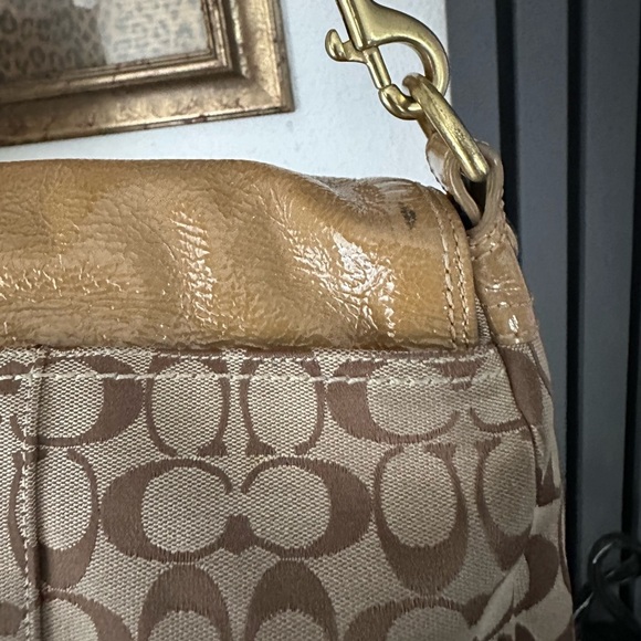 Coach Bleecker Legacy Buckle Leather Flap Shoulder Bag Y2K Vintage - Picture 16 of 16